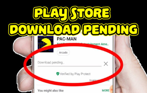 why is my play store download pending