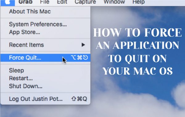 application memory mac force quit
