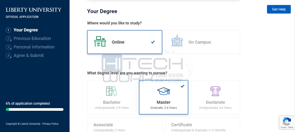 your degree