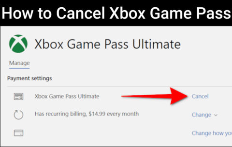 how do i cancel xbox game pass subscription