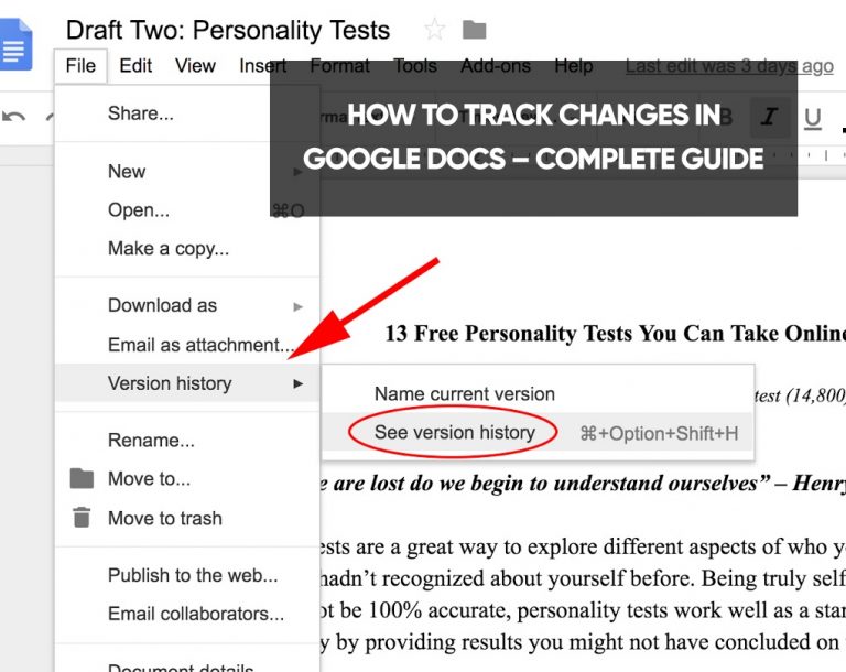 track changes in google docs on drive