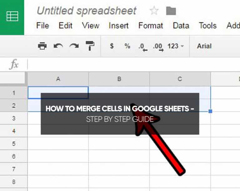 google docs spreadsheet merge cells