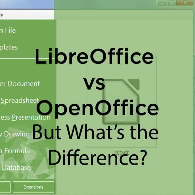 openoffice vs libreoffice comparison