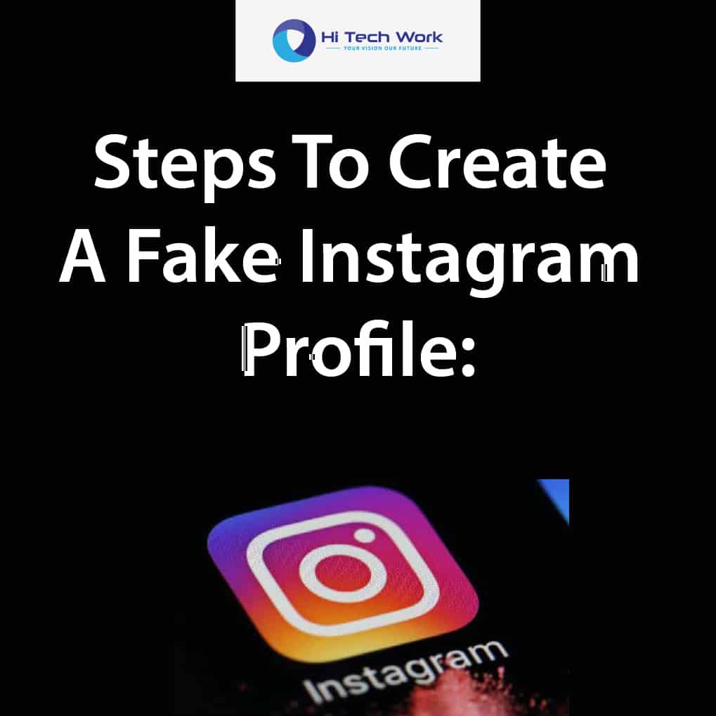 Create Fake Instagram Profile Template