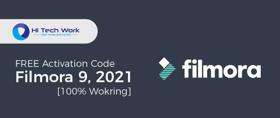 free activation code filmora 9