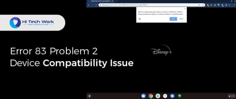 What is Disney plus Error Code 83 & How to fix it?