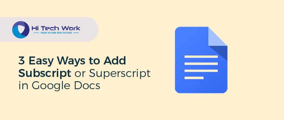 How To Make A Superscript In Google Docs On Mac Fipilot