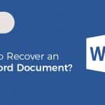 How To Recover Unsaved Word Document