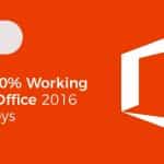 Microsoft Office 2016 Product Keys