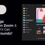 How to change background in zoom