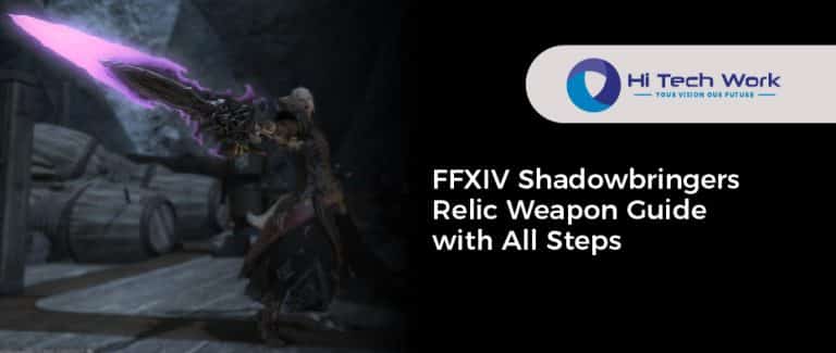 FFXIV Shadowbringers Relic Weapon Guide With All Steps   Relic Weapon Guide 768x325 