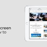 How to split screen on iPad