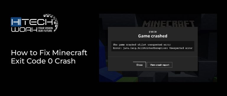 How To Fix Minecraft Exit Code 0 Crash