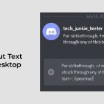 how to cross out text in discord