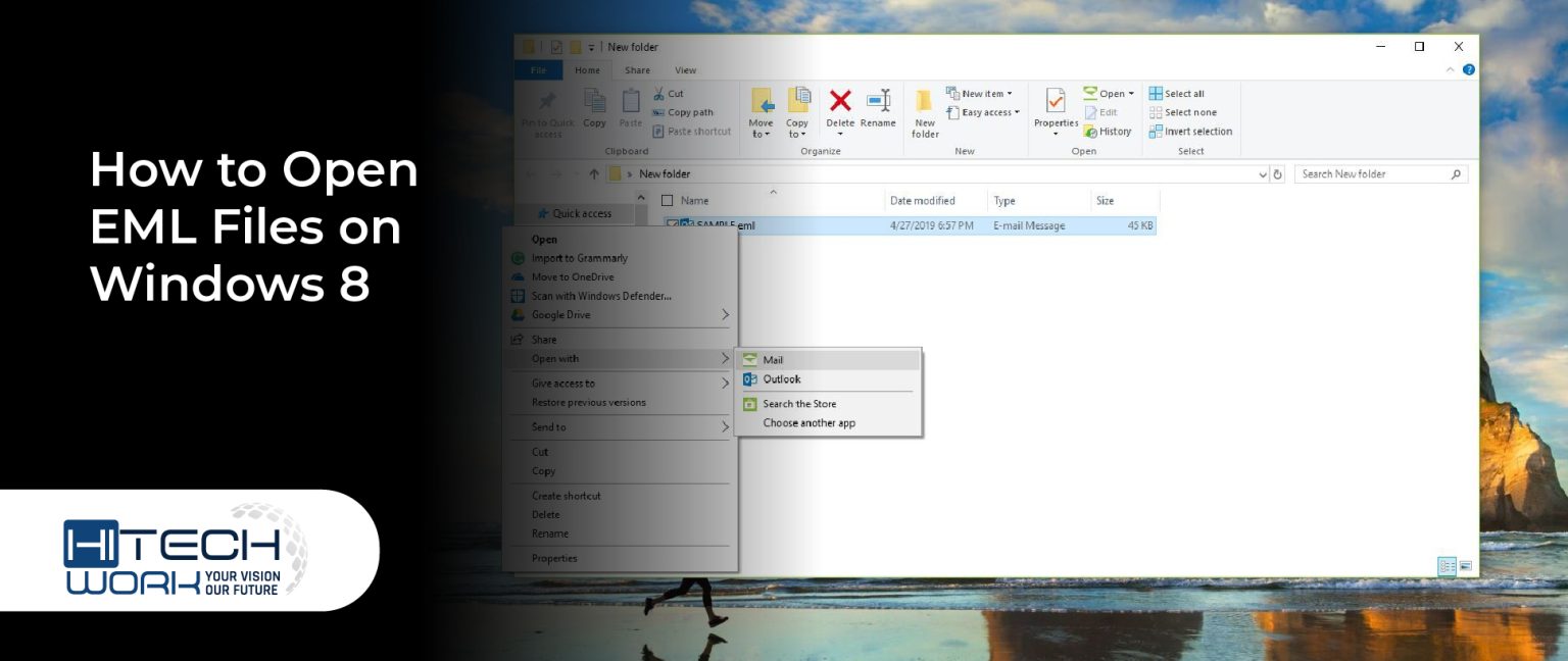 How To Open EML Files On Windows 8