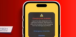iPhone Liquid Detected in Lightning Connector