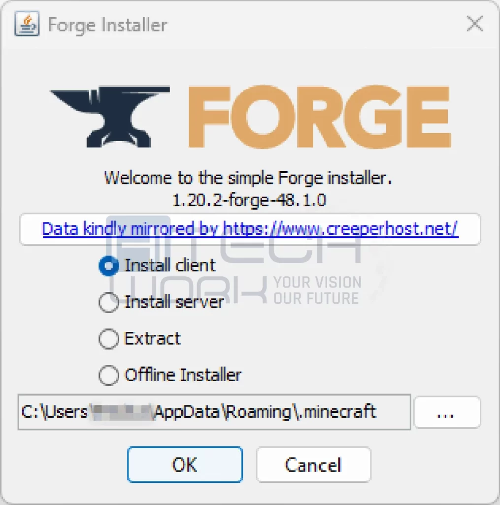 Install Minecraft Forge 1