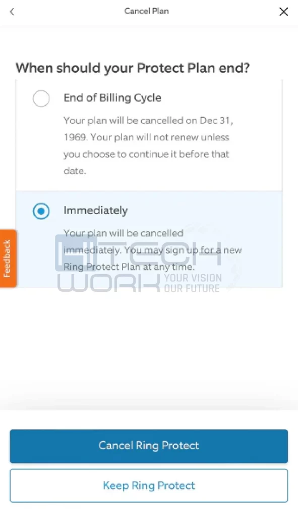 choose when you want to cancel your subscription