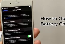 how to turn on optimize battery charging