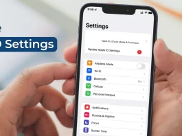 Update apple id settings