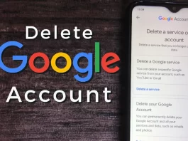 how to Delete Google account