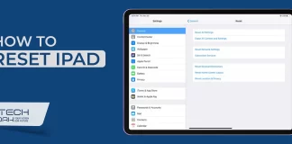 how to reset iPad