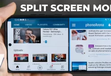 how to use split screen on Android