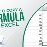 How to Copy a Formula in Excel